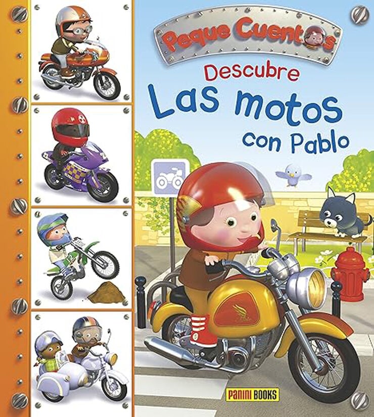 Peque Cuentos. Descubre las motos con Pablo