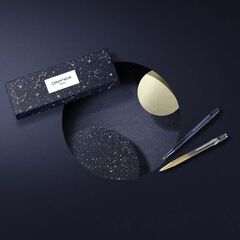 Bolígrafo Caran de Ache Cosmic Blue Noel 2024 oro