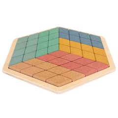 Rompecabezas creativo de corcho