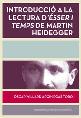 Introducció a la lectura d'Ésser i temps de Martín Heidegger (1889-1976)