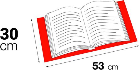 Forro para libros ajustable 100u