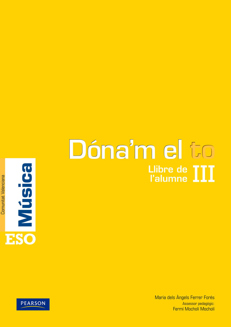 Dóna'm el to III/Alumne ESO 4 Pearson 9788420556321