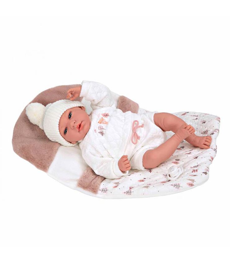 Nino Andie Rosa Amb Sac 40 Cm