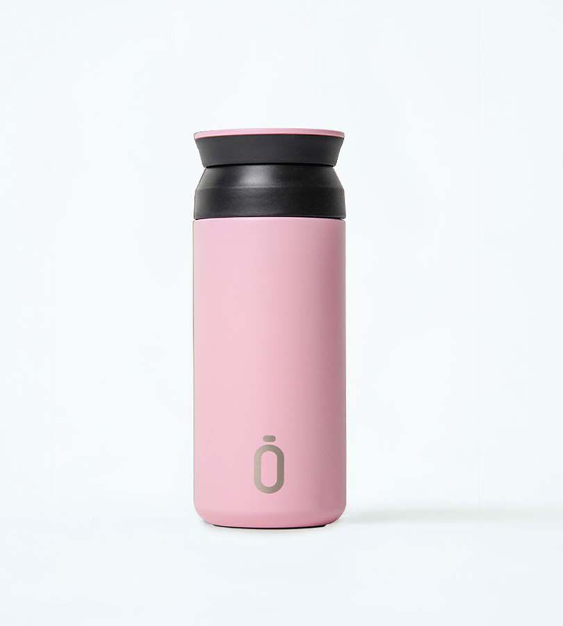 Termo Caf&eacute; Runbott 350 ml rosa empolvado