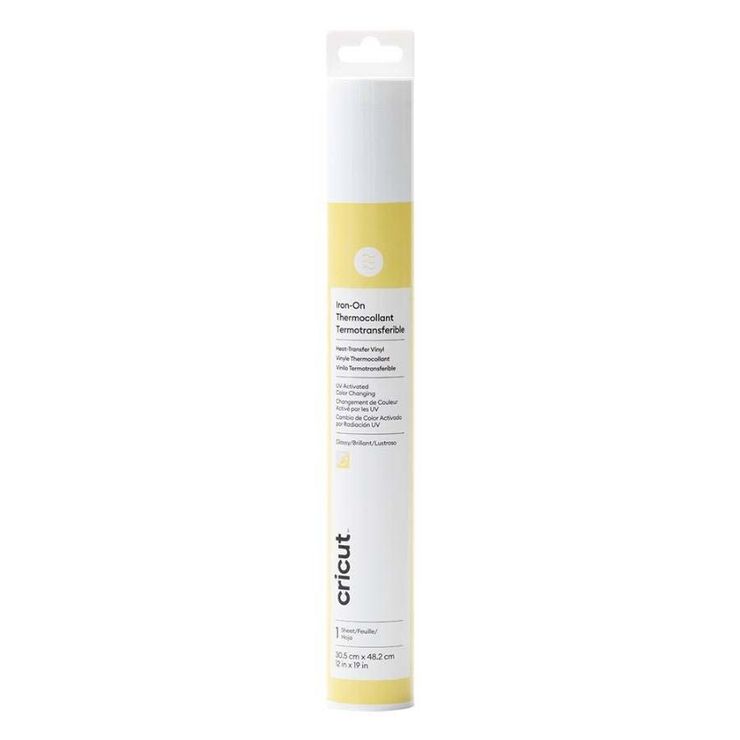 Iron-on cambio UV amarillo 30x61cm