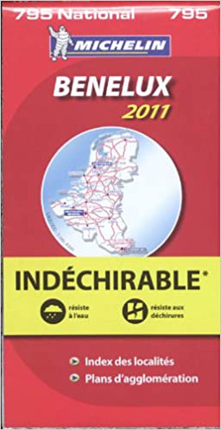 Mapa Michelin Benelux 2011
