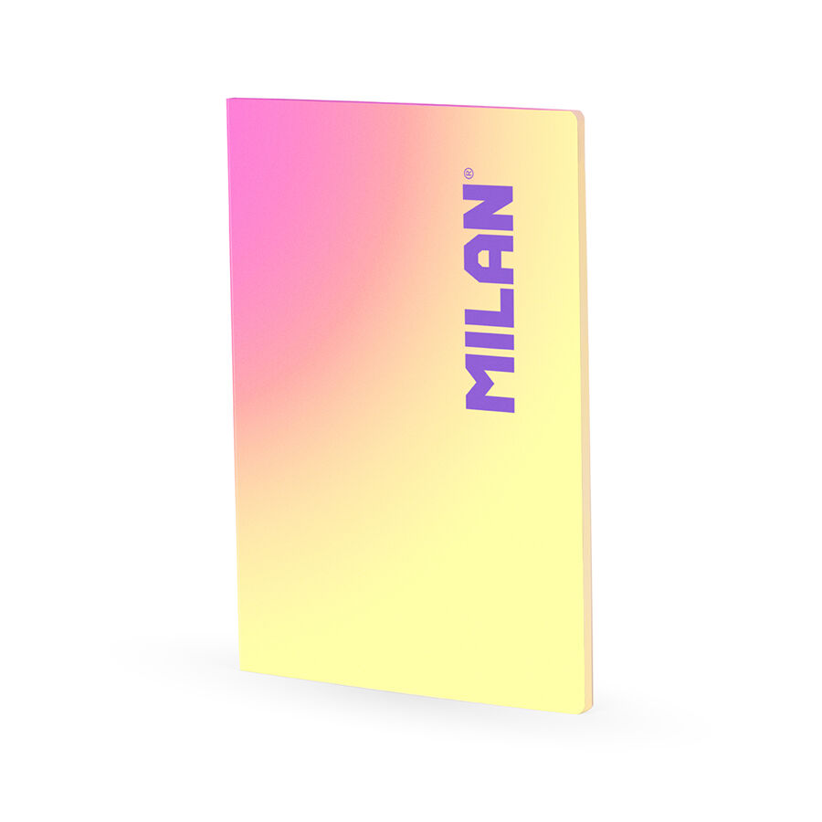 Libreta Grapada A4 Cuadr&iacute;cula 5 &times; 5 Sunset 48 Hojas Amarillo