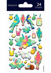 Stickers Draeger Fiesta Tropical 24u