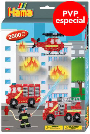 Midi mosaico 3D Hama Bomberos 2000 piezas