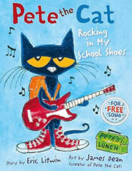 Pete the cat rocking in my school shoes