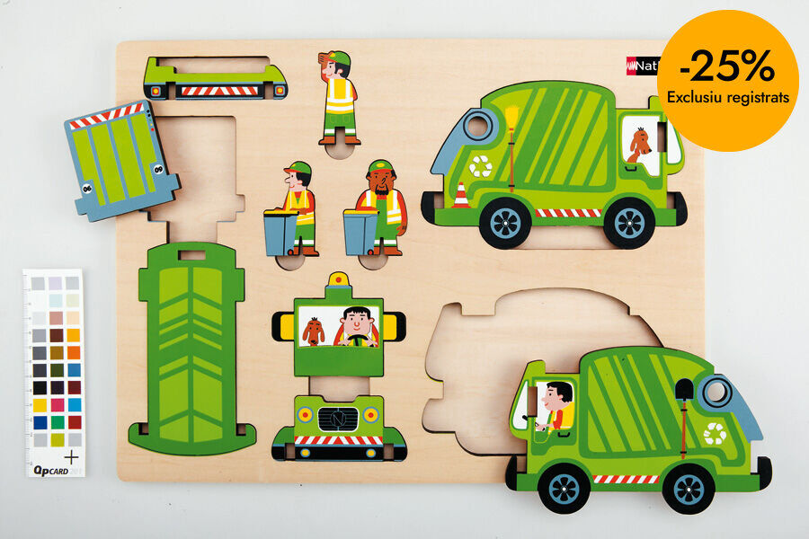 Encaje El cami&oacute;n de basura