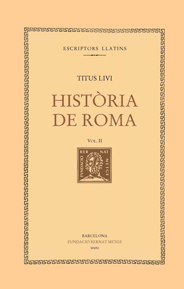 Història de Roma, vol. II (llibre II)