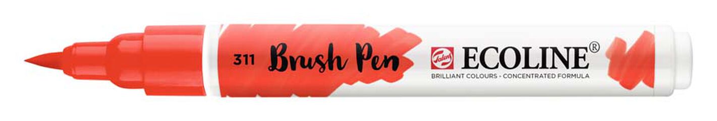 Retolador Ecoline Brush Pen vermelló 311
