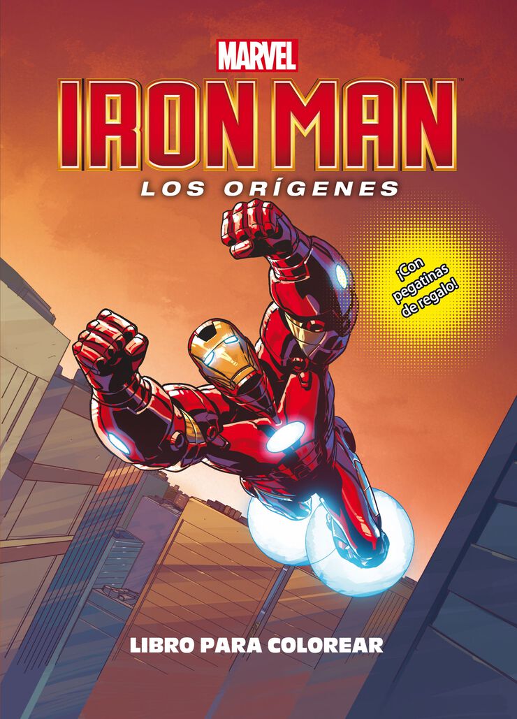 Iron Man. Los orígenes. Libro para colorear