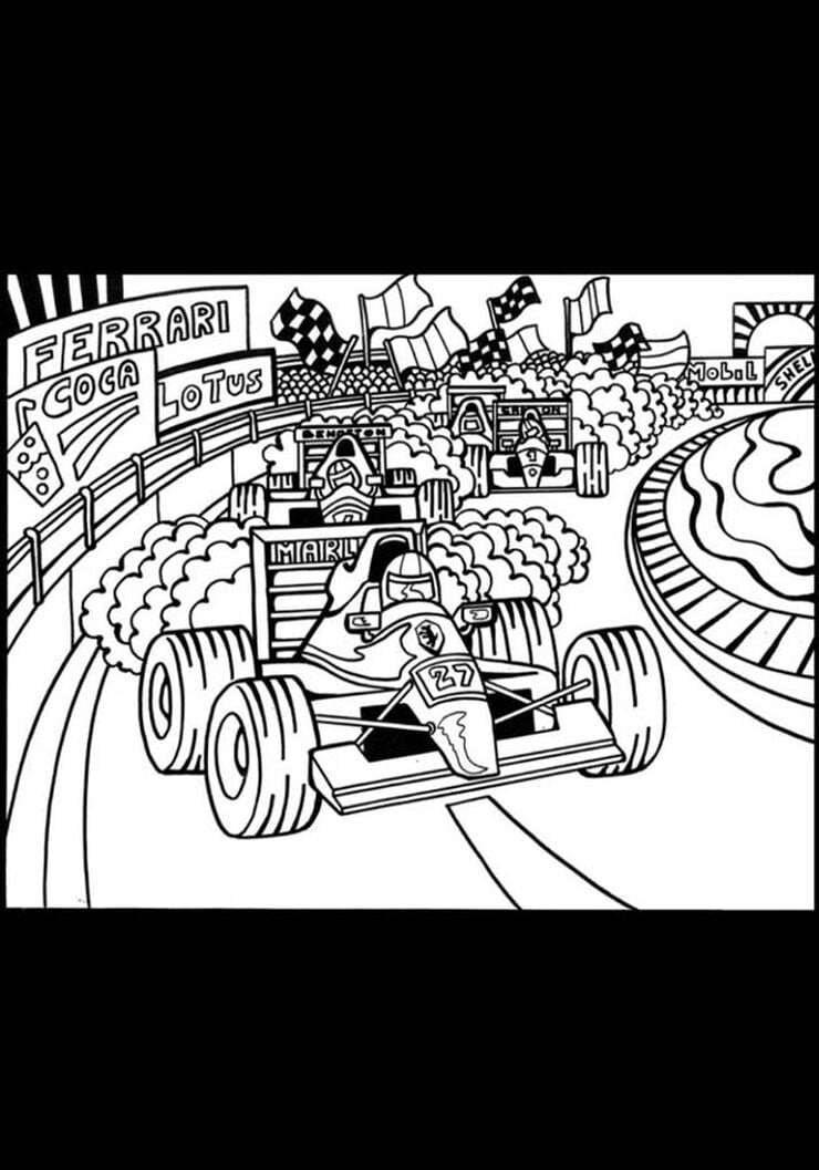 Lámina terciopelo Colorvelvet Fórmula 1