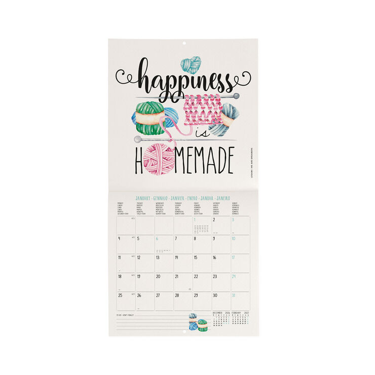 Calendario Legami 18x18 Pared Aphorisms Multiling&uuml;e 2027