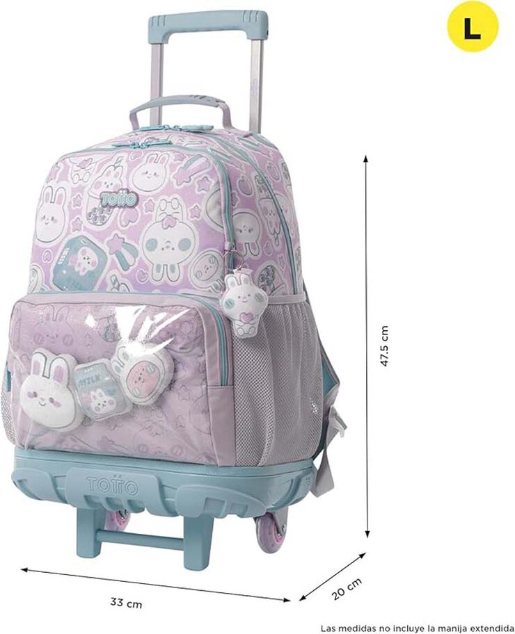 Mochila con ruedas Totto Kawi L