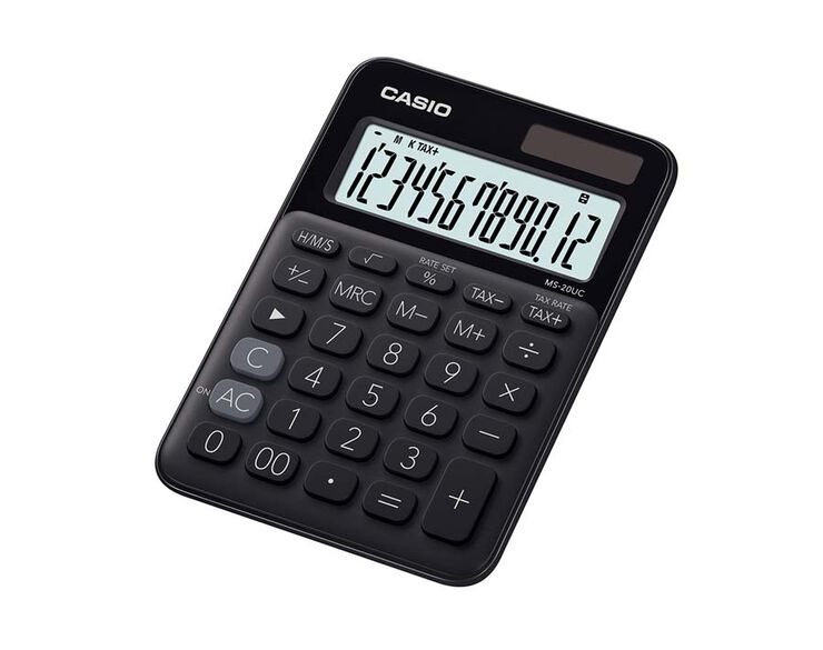 Calculadora Casio MS-20 UC negro