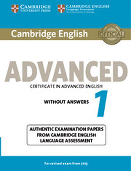 CUP Advanced 1/SB Cambridge 9781107689589