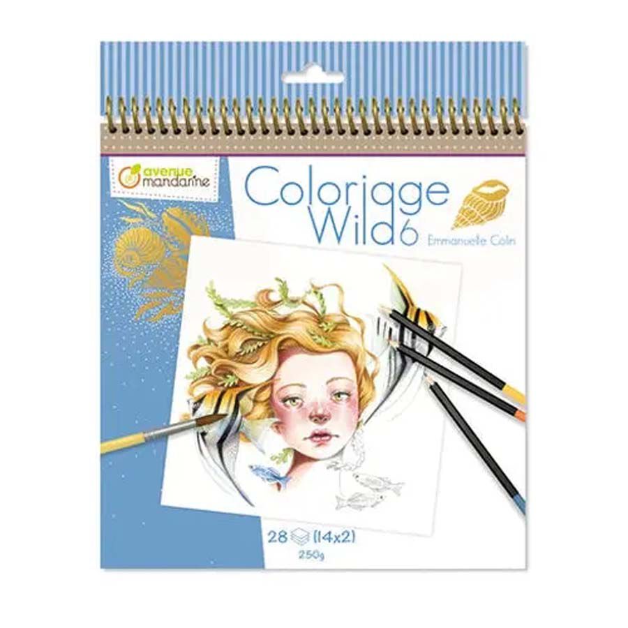 Cuaderno para pintar Wild 6