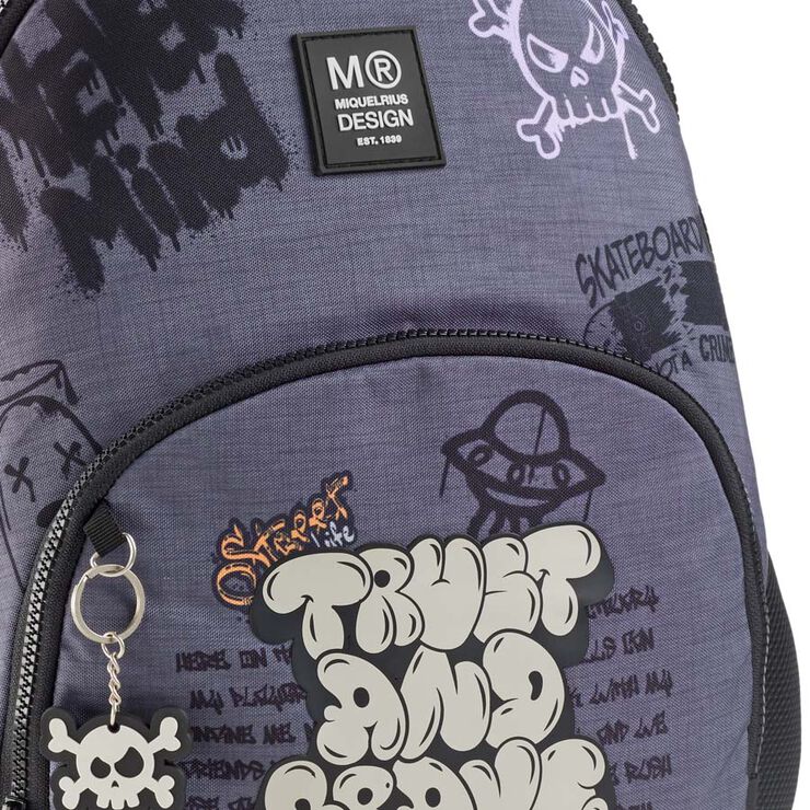 Mochila triple reciclada Oslo Graffitti