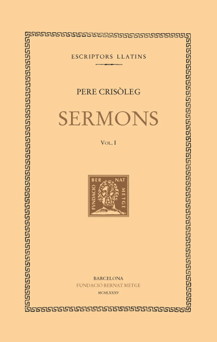 Sermons, vol. I: I-XXVII