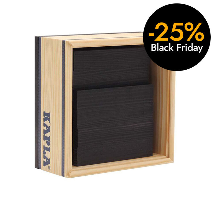 Juego de construcción Kapla 40 tablillas negro