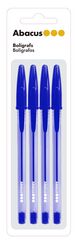 Bolígrafs Abacus blau 4u