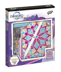 Libro decora con Diamantes Mandala Azul