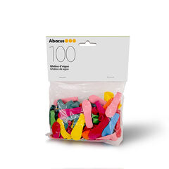 Globos de agua Abacus colores 100u