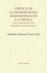Crítica De La Modernidad. Modernidad De Crítica De La Modernidad. Modernidad De