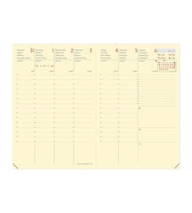 Agenda Quo Vadis 13M Affaires 10x15 cm Semana Vista Multiling&uuml;e 2027 Camel