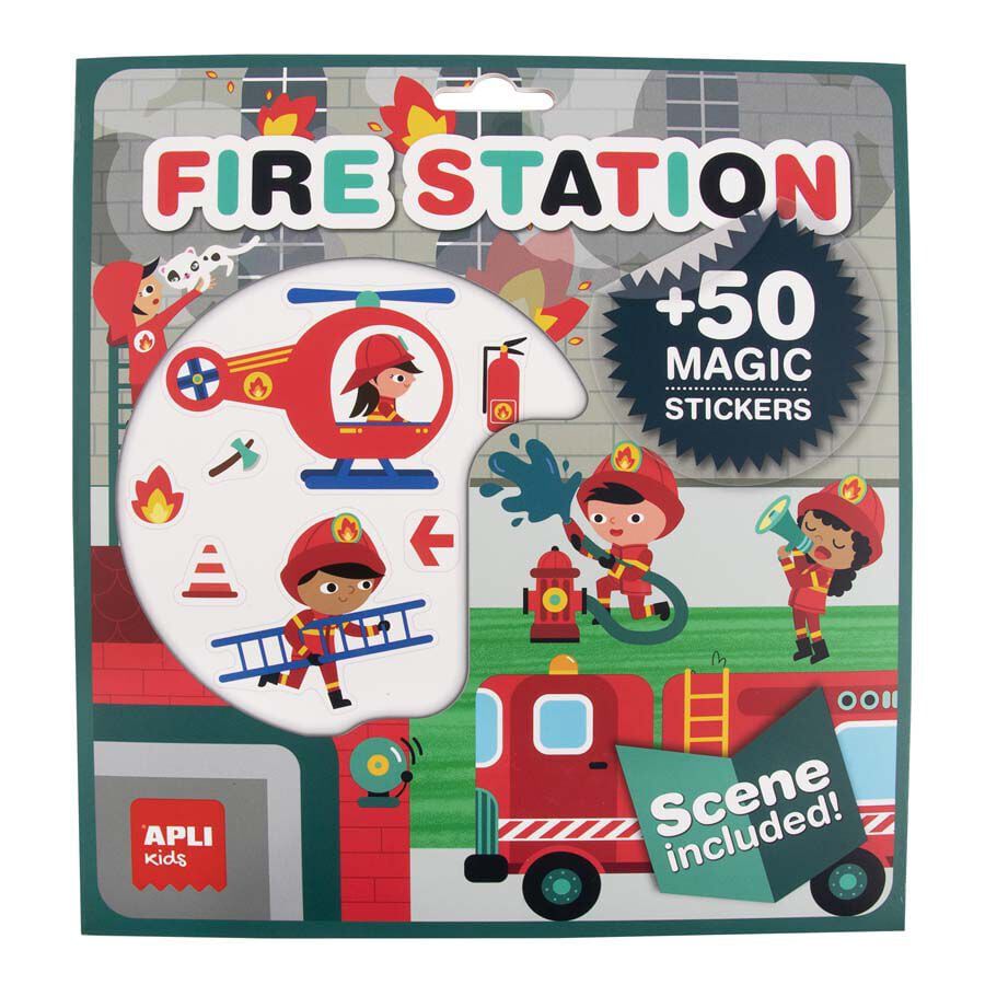 Juego de Adhesivos Bomberos