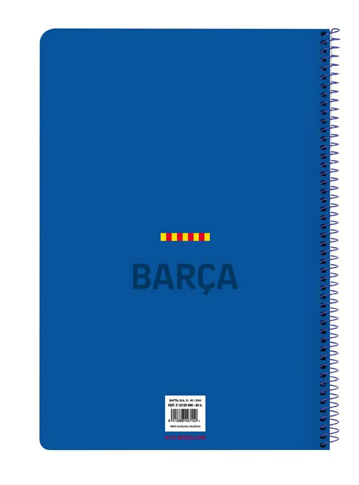 Llibreta esp. A4 FC Barcelona 1er Eq. 80F