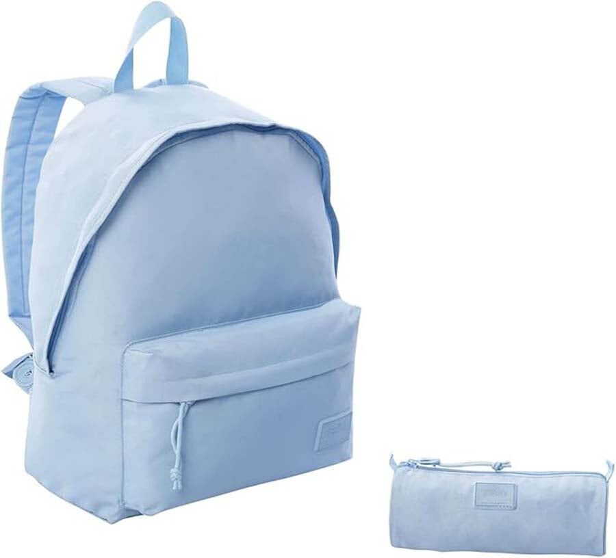 Pack Mochila + Estuche Totto Kalex azul