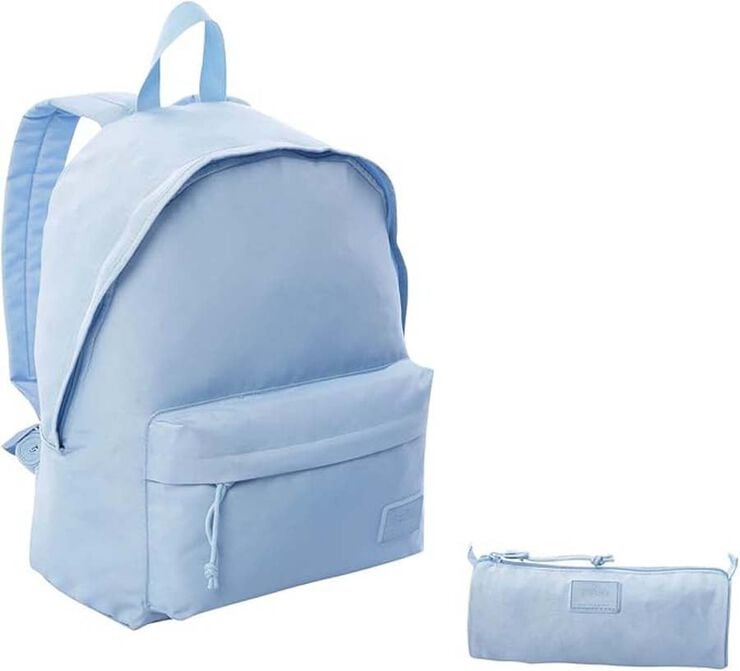 Pack Mochila + Estuche Totto Kalex azul