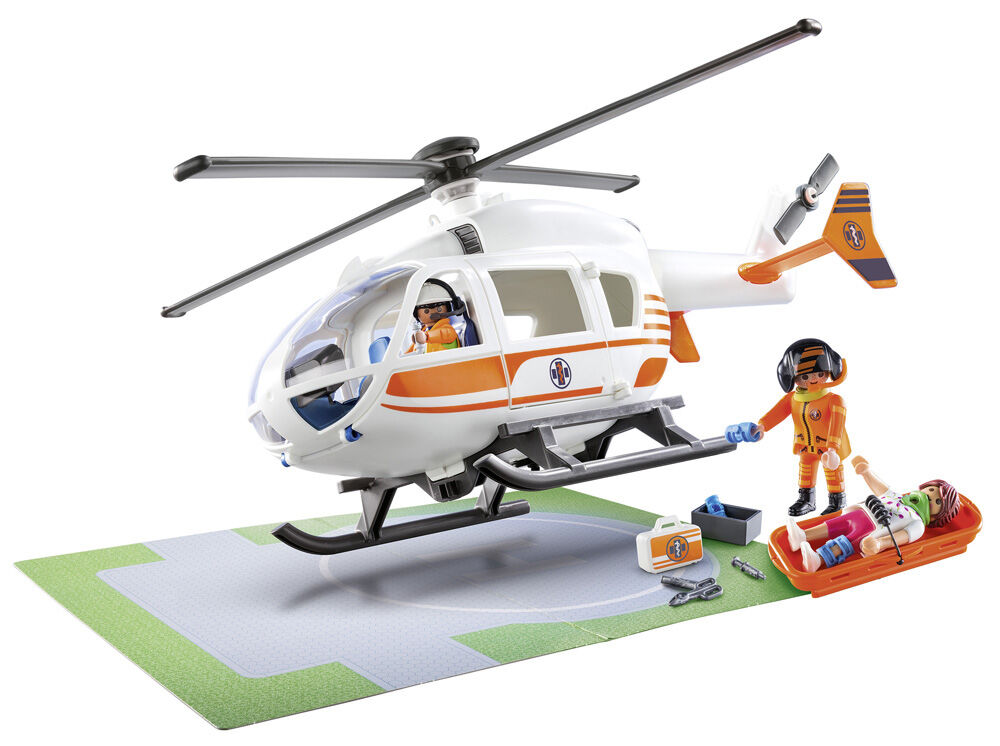 Playmobil City Life Helic&ograve;pter Rescat 70048