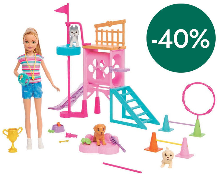 Barbie Stacie Rescat Entrenament per a cadells