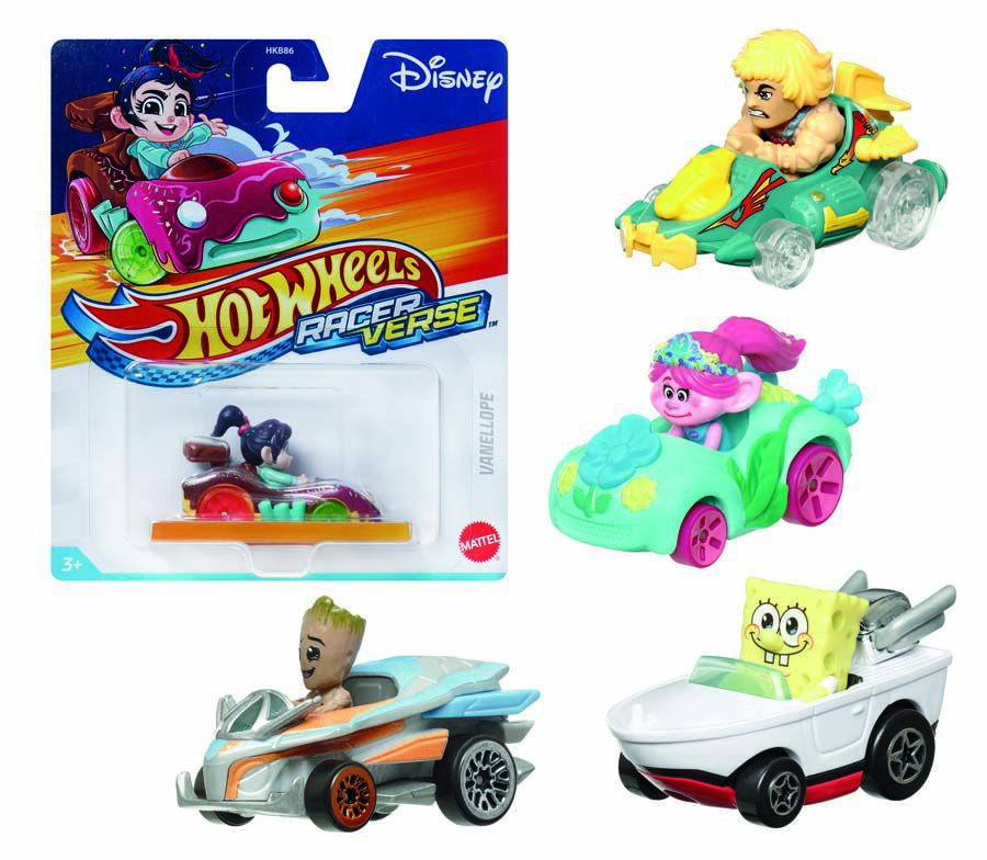 Hot Wheels Racerverse Vehicle con Personaje