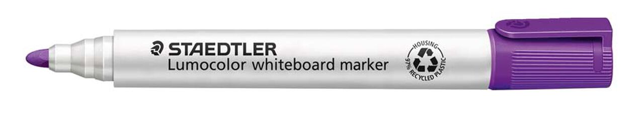 Rotuladores pizarra blanca Staedtler Lumocolor 351 violeta 10u