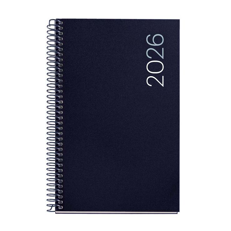 Agenda Espiral Miquelrius Activa sem/vista mult 2026 City azul marino