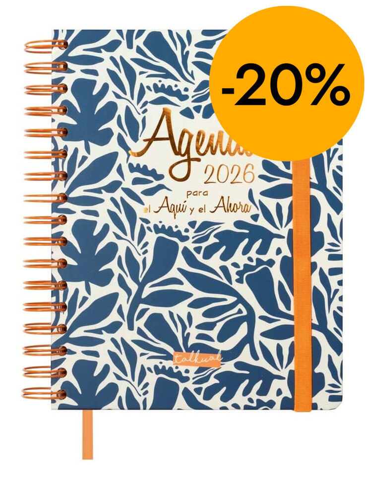 Agenda Finocam Talkual 1/4 d&iacute;a/p&aacute;g cas 2026 Aqu&iacute;