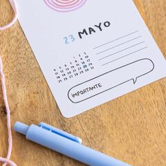 Calendario mesa de tarjetas 72 Kilos 2026 castellano