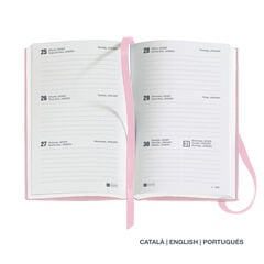 Agenda Miquelrius Passport Semana Vista Catal&aacute;n Chester 2027 Rosa