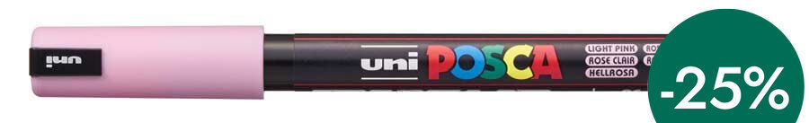 Rotulador Posca PC-1MR 0,7mm rosa claro