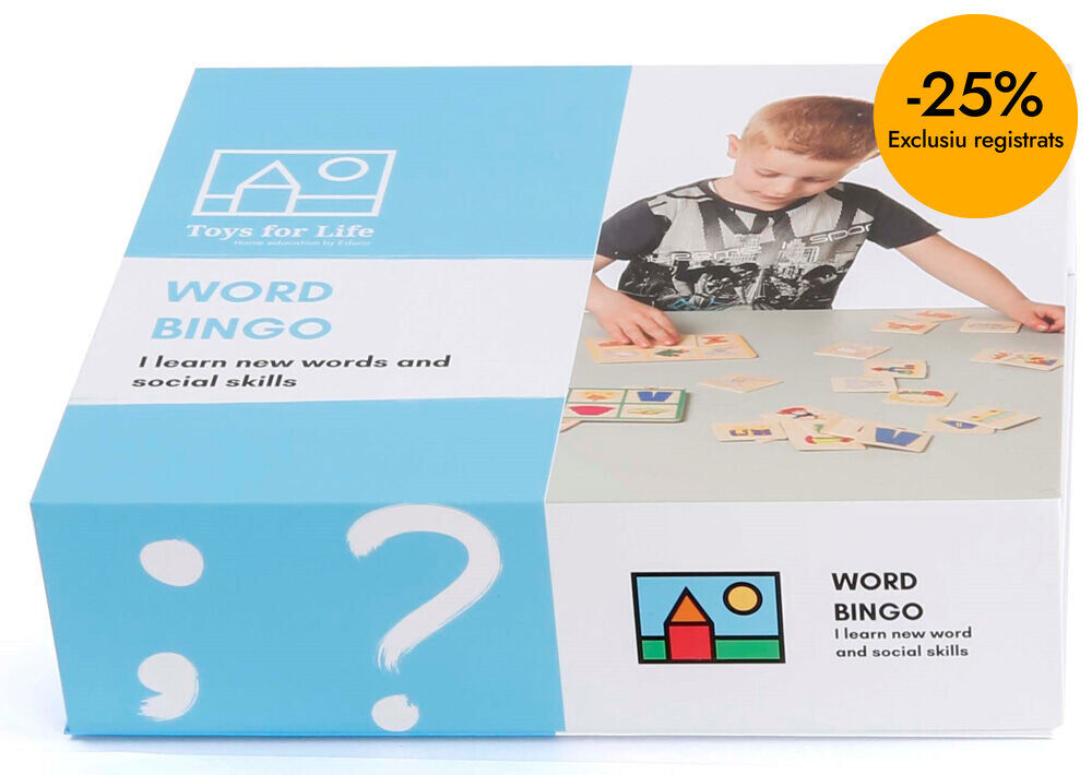 Loto Im&aacute;genes - Word Bingo