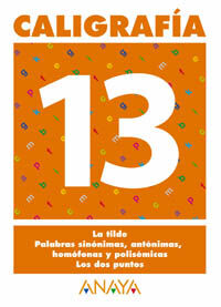 Caligrafa 13 Pastor Primaria Anaya