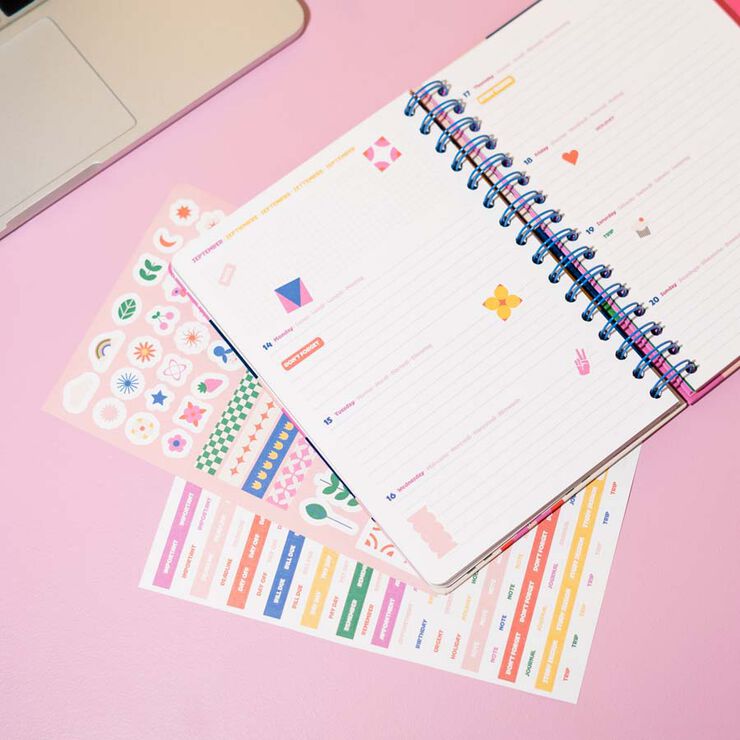 Agenda A5 sem/vista mult 2026 Geometrical Harmony