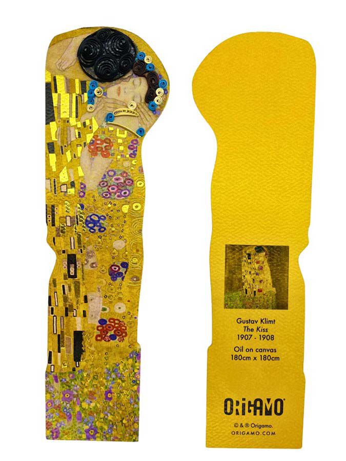 Punto de Libro Origamo El Beso G. Klimt