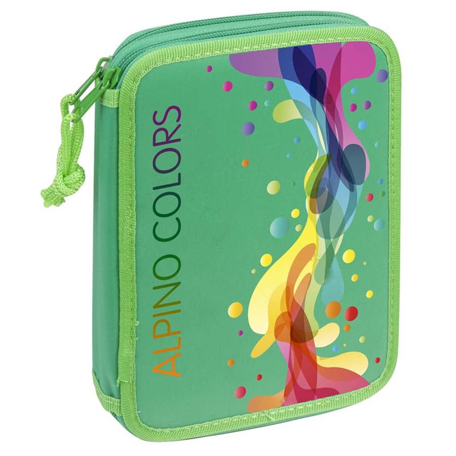 Estuche Plumier Alpino 2 cremalleras